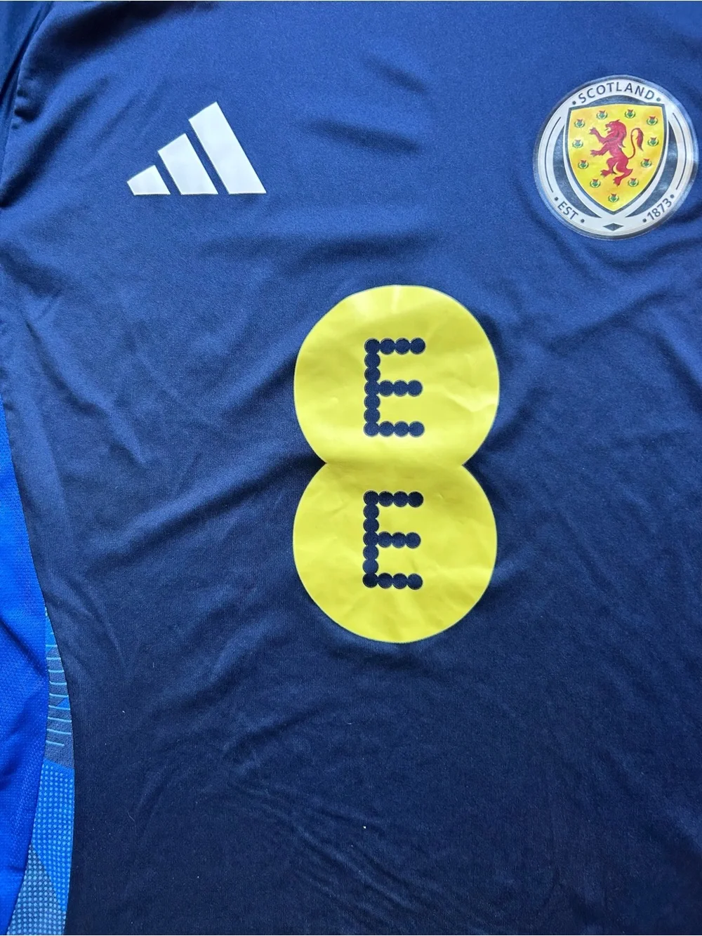 Adidas Scotland National Team Soccer Training Jersey Sz Large 2023 Shirt